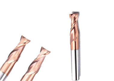 2 Flute CNC End Mill / Foam Glass Cutting End Mill AlTiN or TiSiN Coating